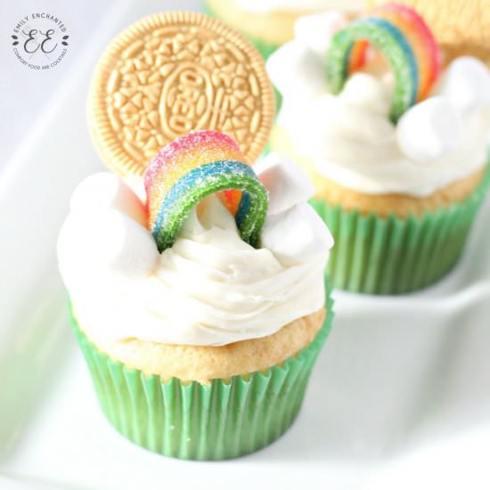 St. Patrick’s Day Cupcakes - Recipe photo by emilyenchanted