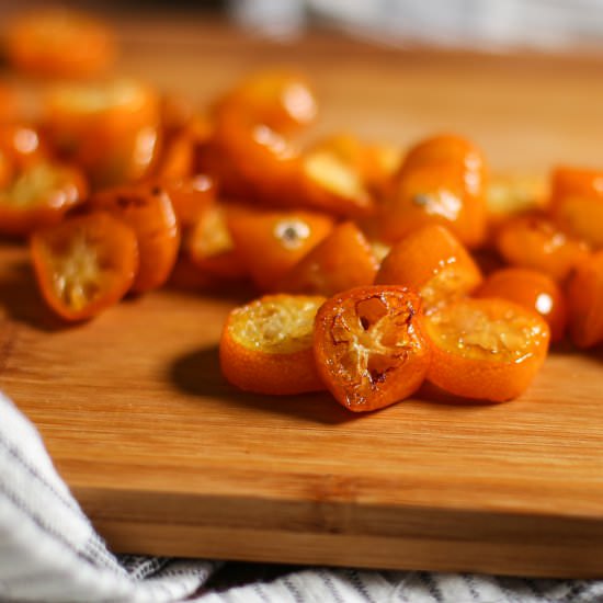 Whole30 Roasted Kumquats - Recipe photo by theproducepack