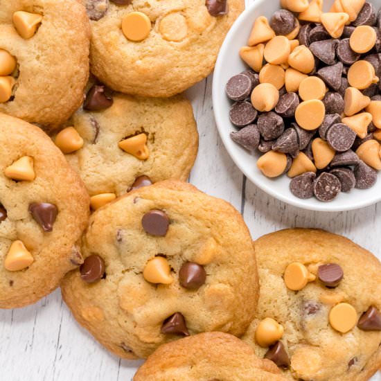chocolate chip butterscotch cookies - Recipe photo by mapleandthyme
