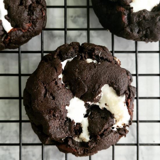 Chocolate Marshmallow Cookies - Recipe photo by WhiskingWolf
