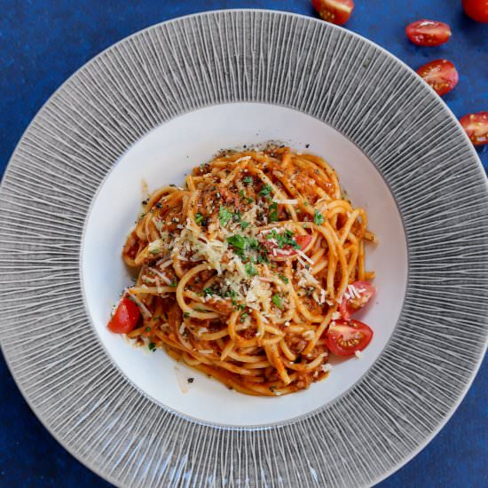 Smoked Tomato Pasta | Vegan pasta - Recipe photo by passionate foodie