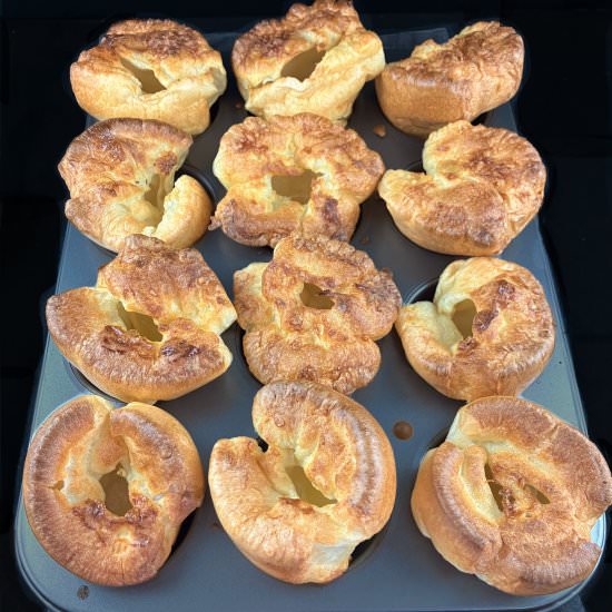 Spelt Yorkshire Puddings - Recipe photo by thespeltkitchen