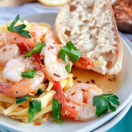 Shrimp Scampi - Recipe photo by noshingwiththenolands