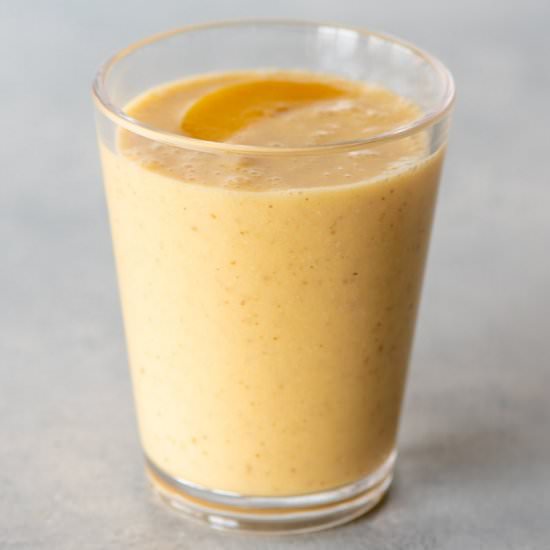Peach Smoothie Recipe - Recipe photo by wholefully