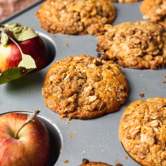 Apple Cinnamon Sourdough Muffins - Recipe photo by breadandbasil