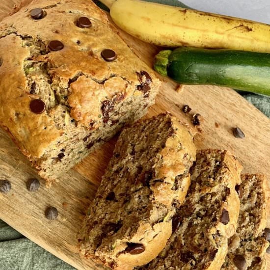 Vegan Zucchini Banana Bread - Recipe photo by serenetrail
