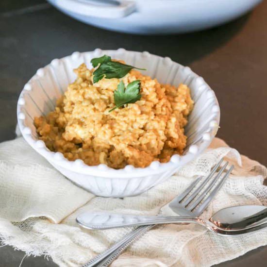 Baked Risotto Gorgonzola - Recipe photo by Eatingworksnj