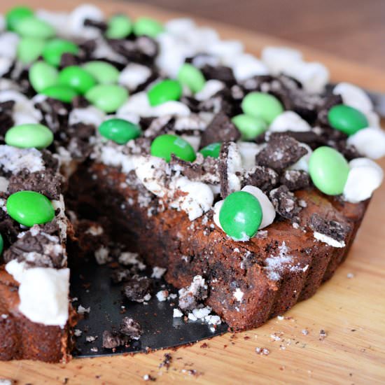 Heavenly Mint Oreo Dessert Brownie - Recipe photo by oursunnylives