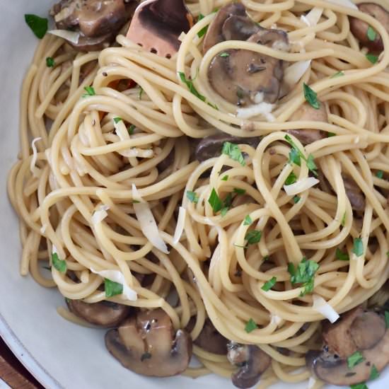 Mushroom Pasta - Recipe photo by Whitney Bond
