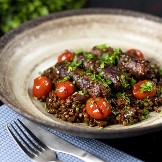 Lentil and Sausage Casserole - Recipe photo by Brian Jones