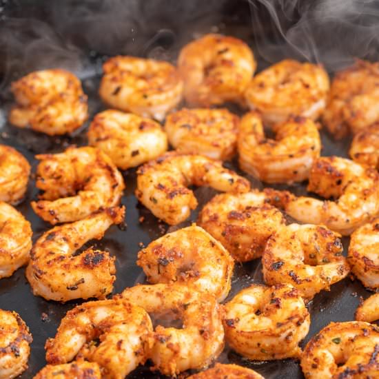 Blackened Shrimp - Recipe photo by BeyondtheCoop