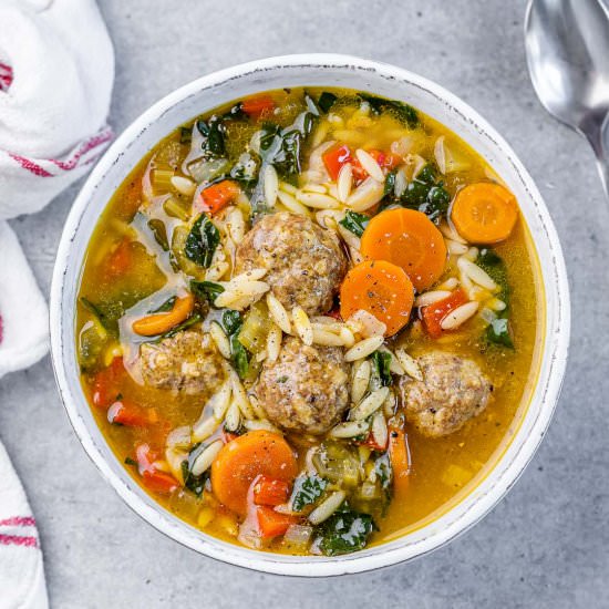 ITALIAN WEDDING SOUP - Recipe photo by healthyfitnessmeals