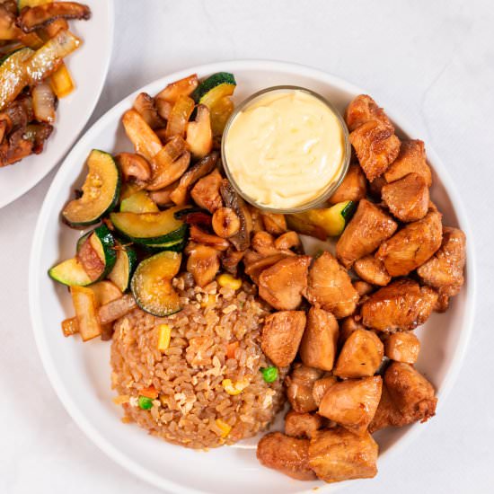Hibachi Chicken with Fried Rice - Recipe photo by lowcarbspark
