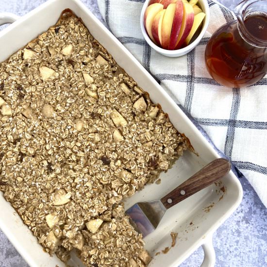 Apple Cinnamon Baked Oatmeal - Recipe photo by Veggie_on_a_penny