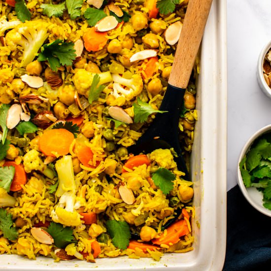 Dump Bake Curry Chickpea Casserole - Recipe photo by from my bowl