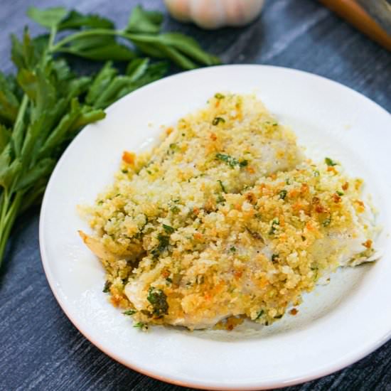 Easy Parmesan Panko Crusted Tilapia - Recipe photo by MyLifeCookbook