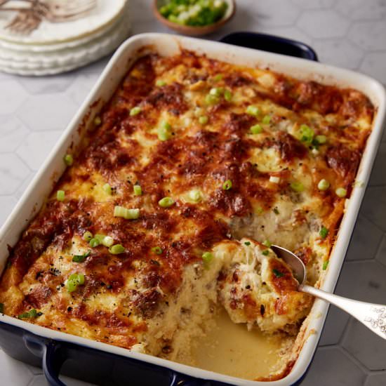 Macaroni Pie - Recipe photo by Barbara Curry