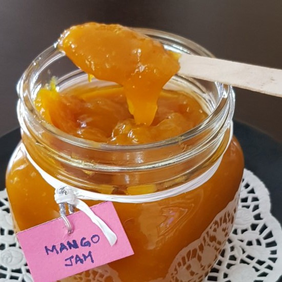 Homemade Mango Jam - Recipe photo by Jayanthy Asokan