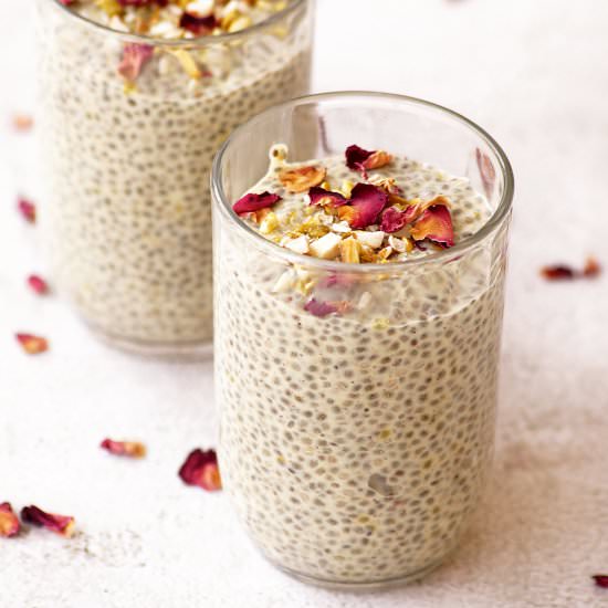 Thandai Chia Pudding - Recipe photo by blend with spices