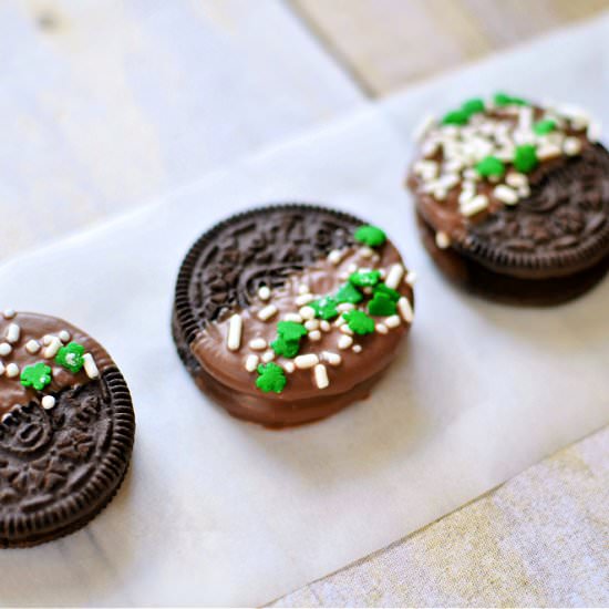 SAINT PATRICK'S DAY DIPPED OREO COO - Recipe photo by oursunnylives