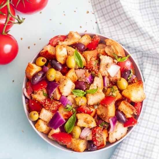 Panzanella Salad - Recipe photo by healingtomato