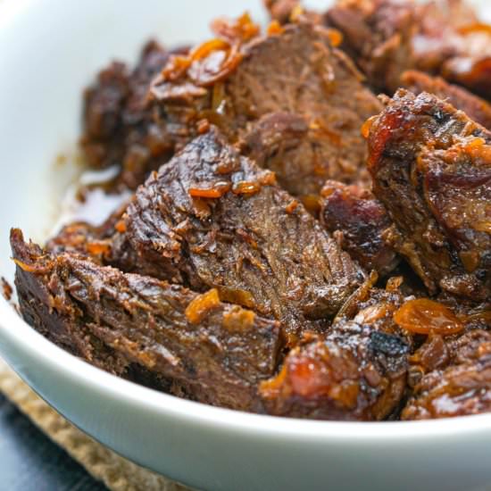 Slow Cooker Keto Pot Roast Dinner - Recipe photo by MyLifeCookbook