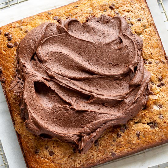 Banana Chocolate Chip Cake - Recipe photo by Savingroomfordessert