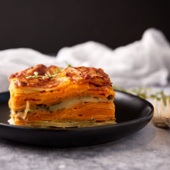 Scalloped Sweet Potatoes - Recipe photo by Barbara Curry