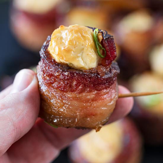 Smoked Beef Shots with Beef Bacon - Recipe photo by chilesandsmoke