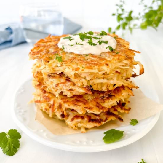 Grated Potato Fritters - Recipe photo by Low Histamine Kitchen