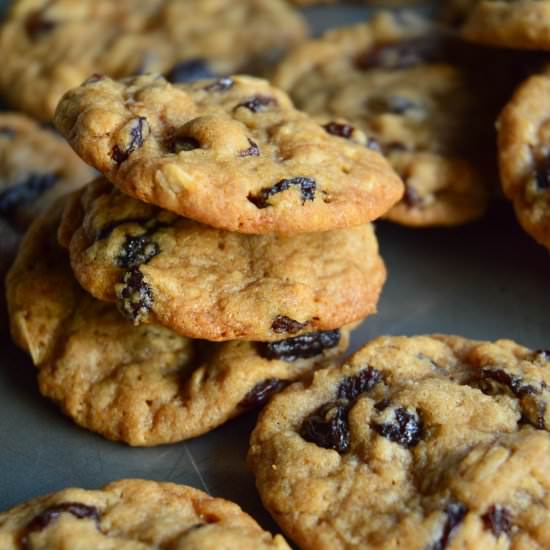 Oatmeal Raisin Walnut Cookies - Recipe photo by thisishowicook