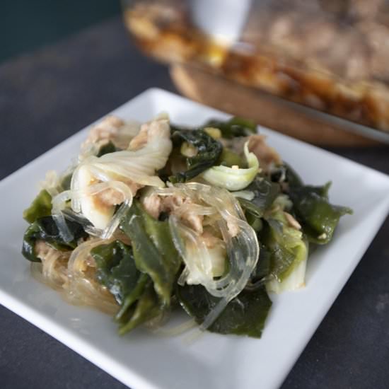 Harusame with canned tuna - Recipe photo by foodmakesmehappy