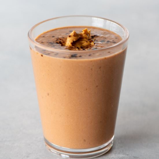 Peanut Butter Smoothie (No Banana) - Recipe photo by wholefully