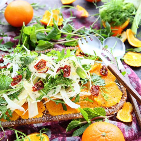 Fennel Salad with Orange and Dried - Recipe photo by angiesrecipes