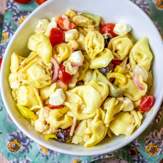 Tortellini Pasta Salad - Recipe photo by turnrowtable
