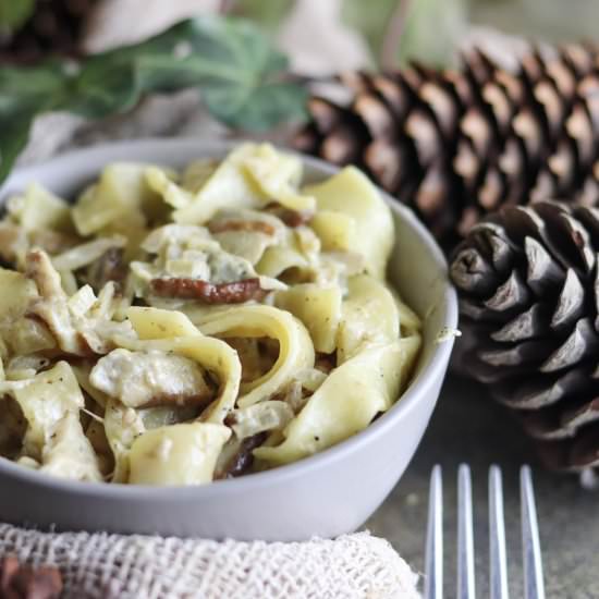 Tagliatelle ai funghi - Recipe photo by Food Nutters