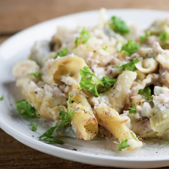 Mediterranean Tuna Casserole - Recipe photo by Framed Cooks
