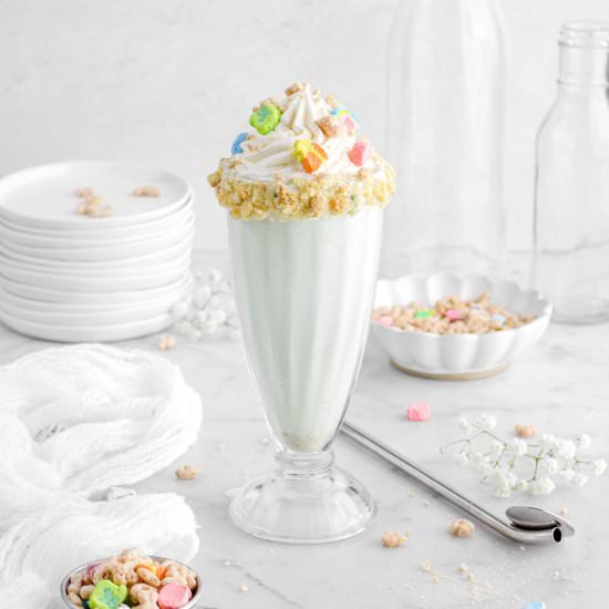 Lucky Charms Milkshake - Recipe photo by bakerstable