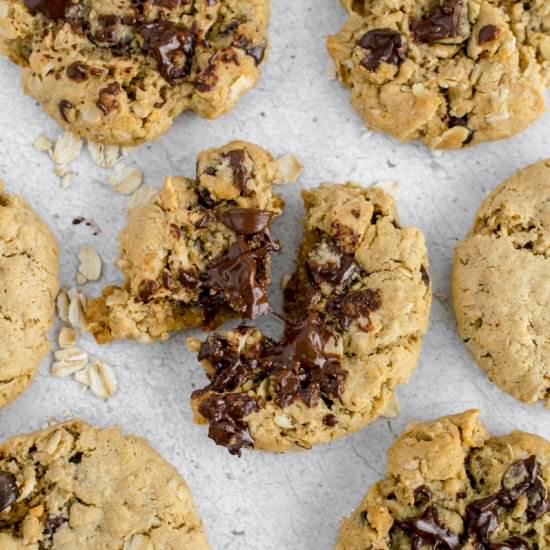 BEST Vegan Oatmeal Cookies - Recipe photo by fitandfull