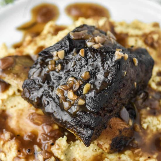 Sous Vide Short Ribs - Recipe photo by chiselandfork