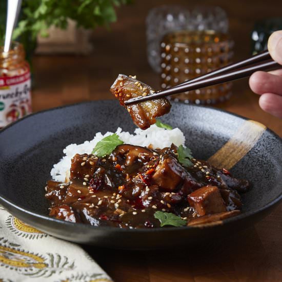 Chinese Braised Eggplant & Tofu - Recipe photo by Cooking With Camilla