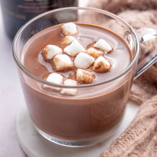 Baileys Hot Chocolate - Recipe photo by everyday-delicious.com