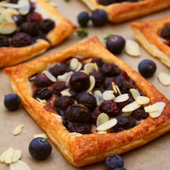 Blueberry Cream Cheese Danish - Recipe photo by Paromita Mandal