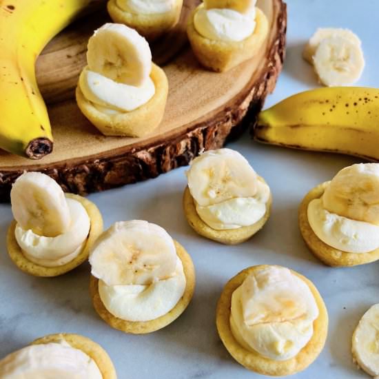 Banana Cream Pie Cookie Cups - Recipe photo by theshortordercook