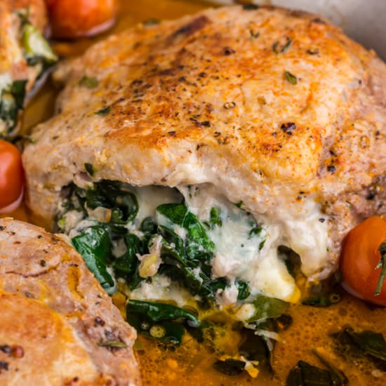 How to Cook Stuffed Pork Chops - Recipe photo by girlinspired