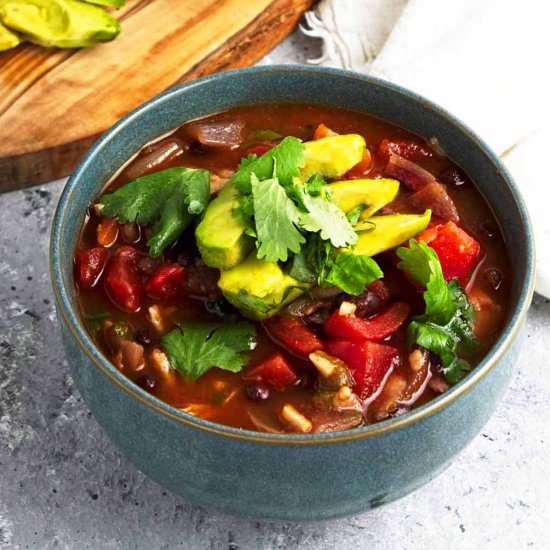 Vegan Taco Soup - Recipe photo by Absolute Foodie