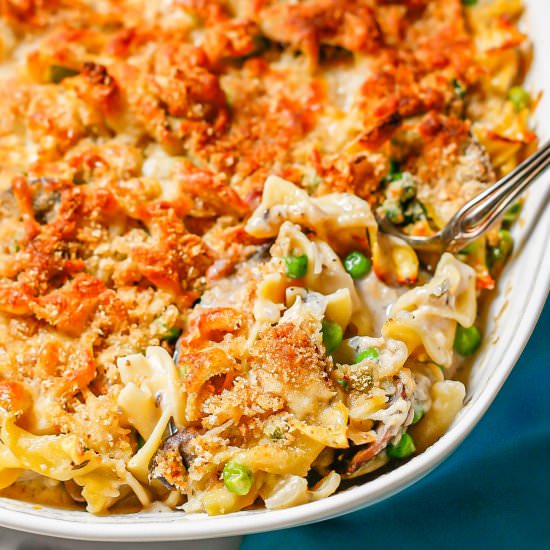 Healthy Tuna Noodle Casserole - Recipe photo by Family Food on the Table