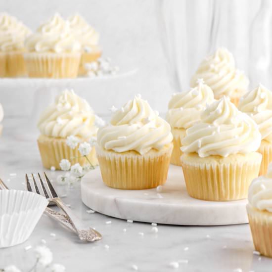 Vanilla Cupcakes (easy and moist!) - Recipe photo by bakerstable