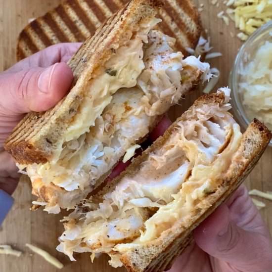 Wild Cod Fish Reuben Sandwich - Recipe photo by amycaseycooks