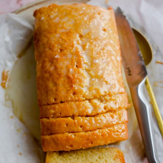 lemon syrup loaf cake - Recipe photo by tiffinandteaofficial